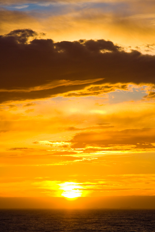 Sunset Over The Southern Ocean